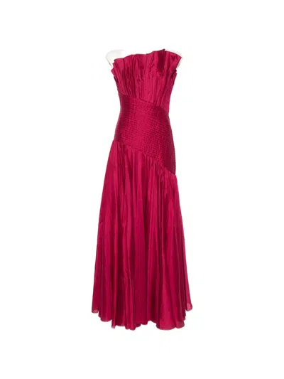 Aje Aquiline Gown In Red