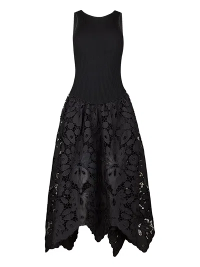 AJE ATLAS FLORAL-LACE DRESS