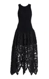 Aje Atlas Knit Midi Dress In Black