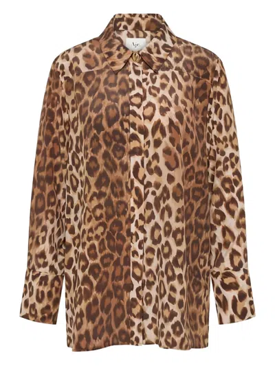 Aje Atomic Shirt In Brown
