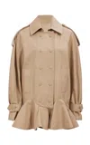 Aje Cambria Leather Jacket - In Neutral