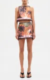 Aje Caprini Sequin Mini Skirt In Multi