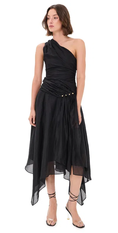 Aje Capture Maxi Dress Black