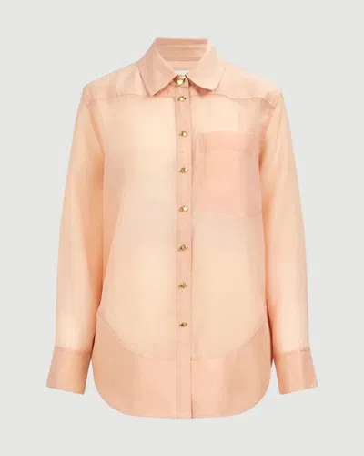 Aje Capture Shirt In Pink