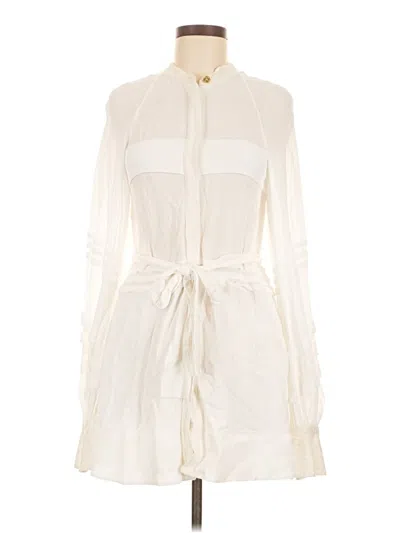 Pre-owned Aje Casual Dress In White