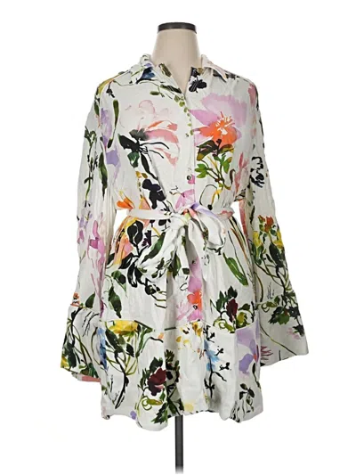 Pre-owned Aje Casual Dress In White