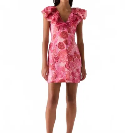 Aje Charmed Mini Dress In Pink
