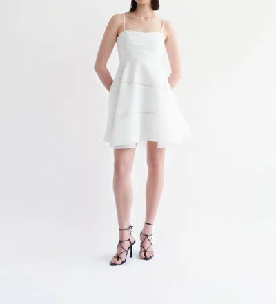 Aje Cinque Jacquard Mini Dress In Ivory In Multi