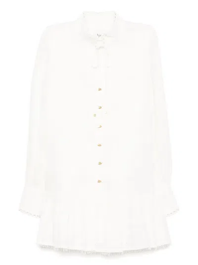 Aje Cloud Embroidered Dress In 中性色