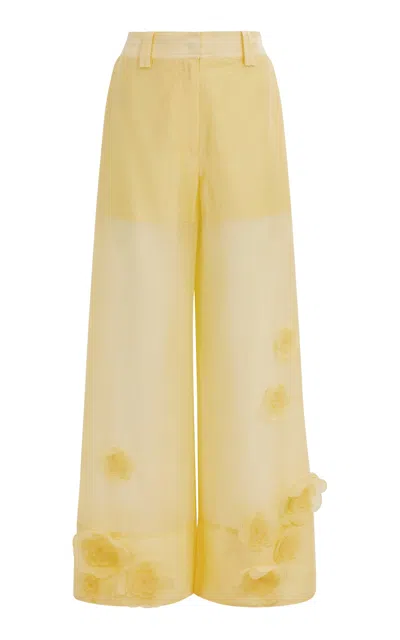 Aje Cloudscape Pant - In Yellow