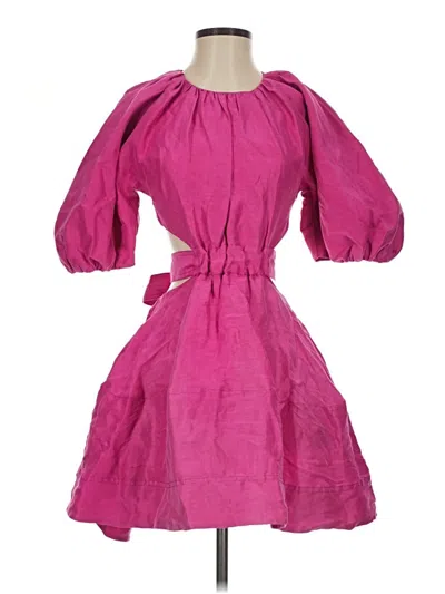 Pre-owned Aje Cocktail Dress In Pink