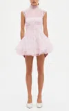 Aje Cosima Pleated Mini Dress In Pink