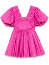 Aje Cresting Mini Dress In Fuchsia