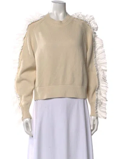Pre-owned Aje Crew Neck Sweater W/ Tags In Neutral
