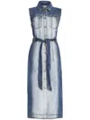 Aje Darcie Dress In Blue