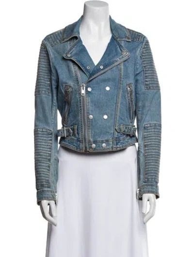 Pre-owned Aje Denim Jacket In Blue