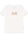 Aje Devotion Braided Logo T-shirt In White