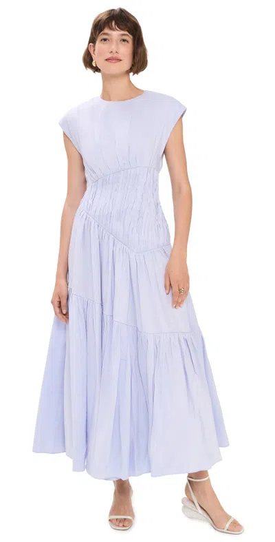 Aje Ecliptica Midi Dress French Blue