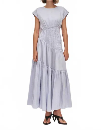 Aje Ecliptica Midi Dress In French Blue