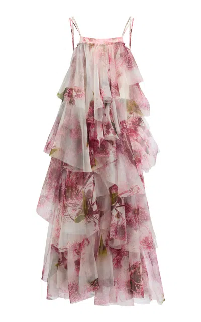 Aje Elenora Maxi Dress In Pink