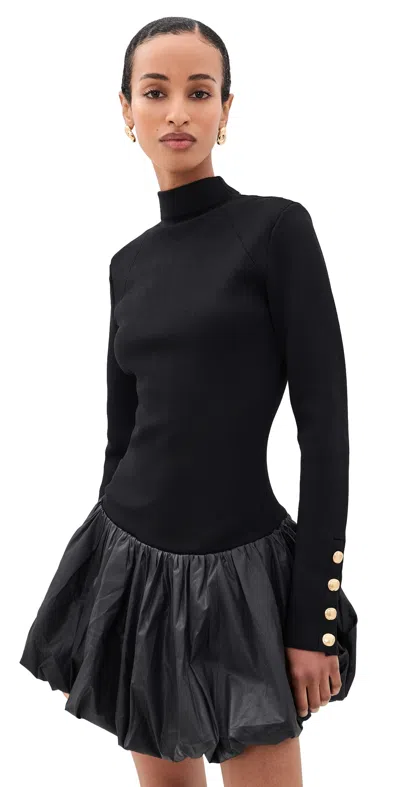 Aje Elodi Knit Mini Dress Black