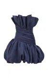 Aje Elva Ruffled Mini Dress - In Blue