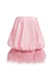 Aje Elysian Sequin Mini Dress In Pink