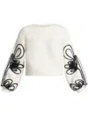 Aje Embroidered-design Jumper In White
