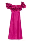Aje Etta Maxi Dress In Pink