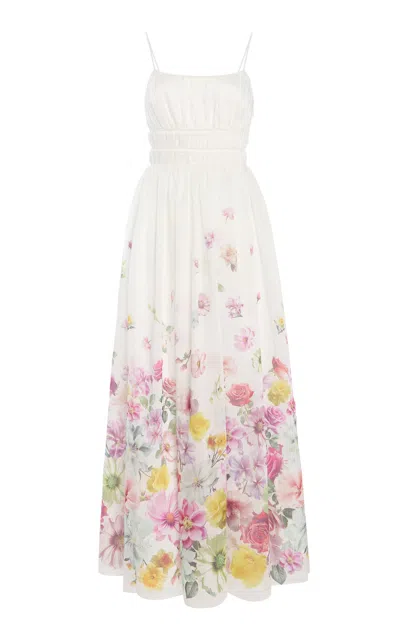 AJE FLEUR FLORAL-PRINT MAXI DRESS