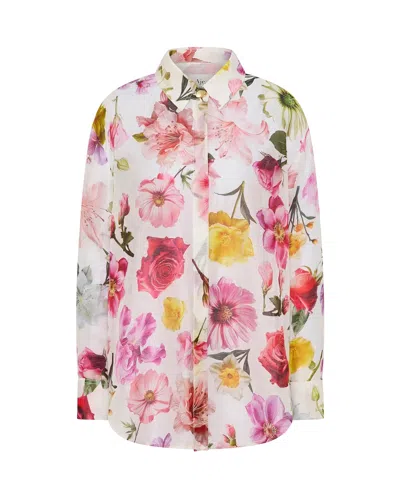 Aje Fleur Shirt In Pink