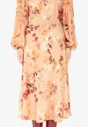 Aje Floral Print Midi Skirt In Multicolor
