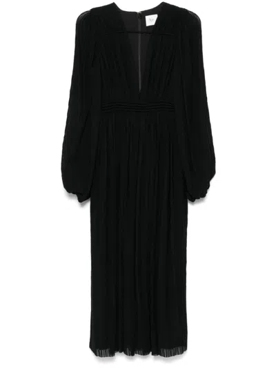 Aje Genevieve Midi Dress In Black
