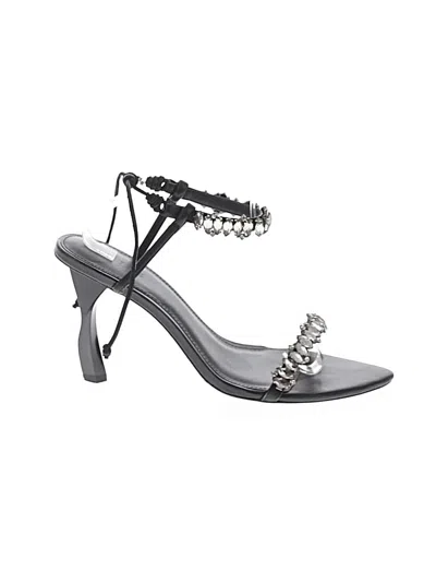 Pre-owned Aje Heels In Black