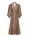 Aje Isabella Shirtdress Leopard