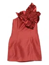 Aje Isla Floral-detail Mini Dress In Red