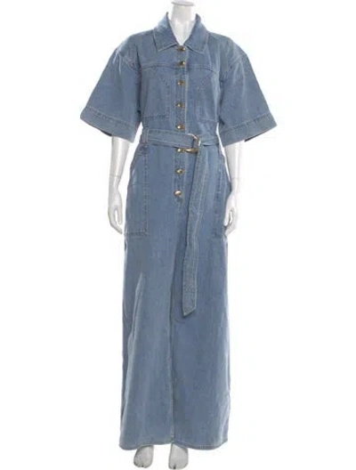 Pre-owned Aje Jumpsuit In Blue