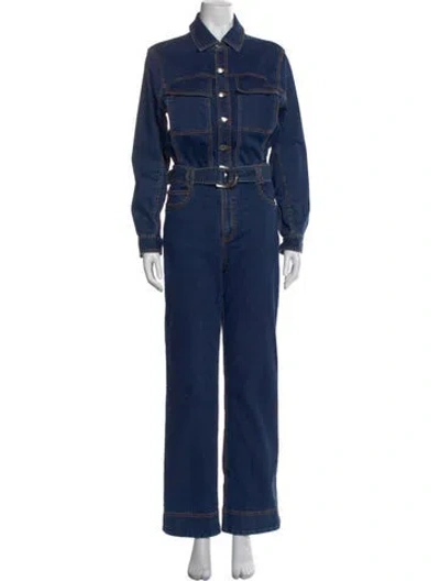 Pre-owned Aje Jumpsuit In Blue