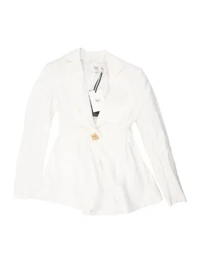 Pre-owned Aje Linen Blazer In Neutral