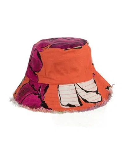Pre-owned Aje Linen Bucket In Orange