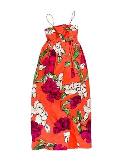 Pre-owned Aje Linen Long Dress W/ Tags In Orange