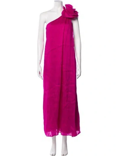 Pre-owned Aje Linen Long Dress W/ Tags In Purple