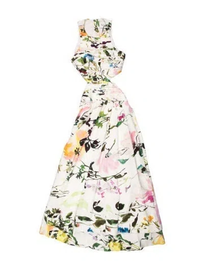 Pre-owned Aje Linen Long Dress W/ Tags In White
