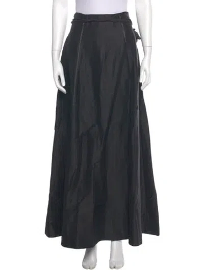 Pre-owned Aje Linen Long Skirt W/ Tags In Gray