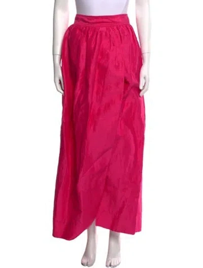 Pre-owned Aje Linen Long Skirt W/ Tags In Pink