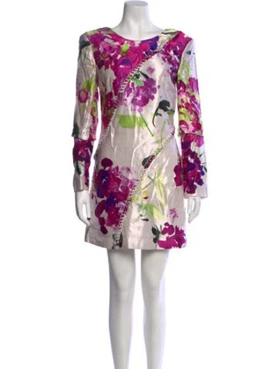 Pre-owned Aje Linen Mini Dress In Neutrals