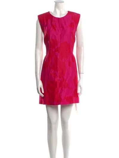 Pre-owned Aje Linen Mini Dress In Pink