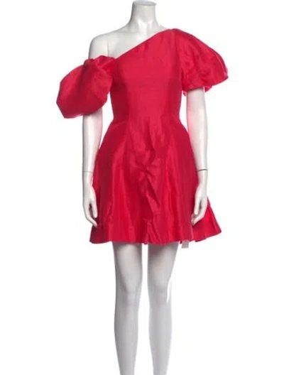 Pre-owned Aje Linen Mini Dress In Pink