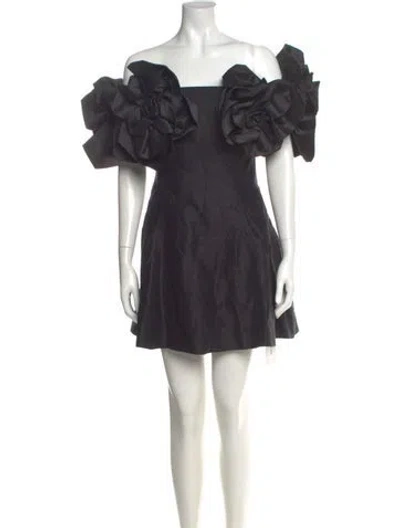 Pre-owned Aje Linen Mini Dress W/ Tags In Black