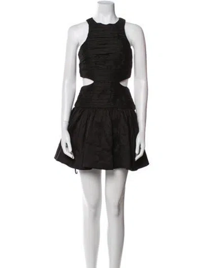 Pre-owned Aje Linen Mini Dress W/ Tags In Black